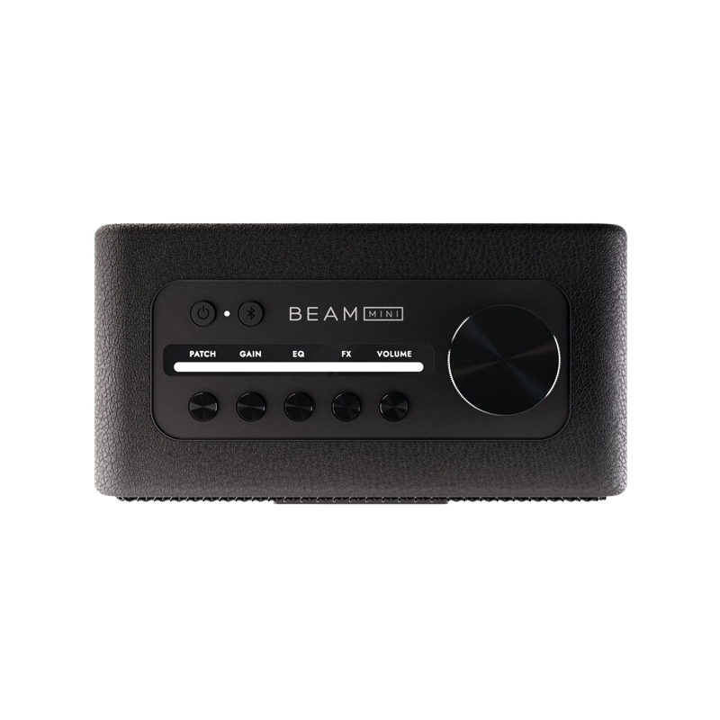 Blackstar Beam Mini amp, overhead view of the top panel