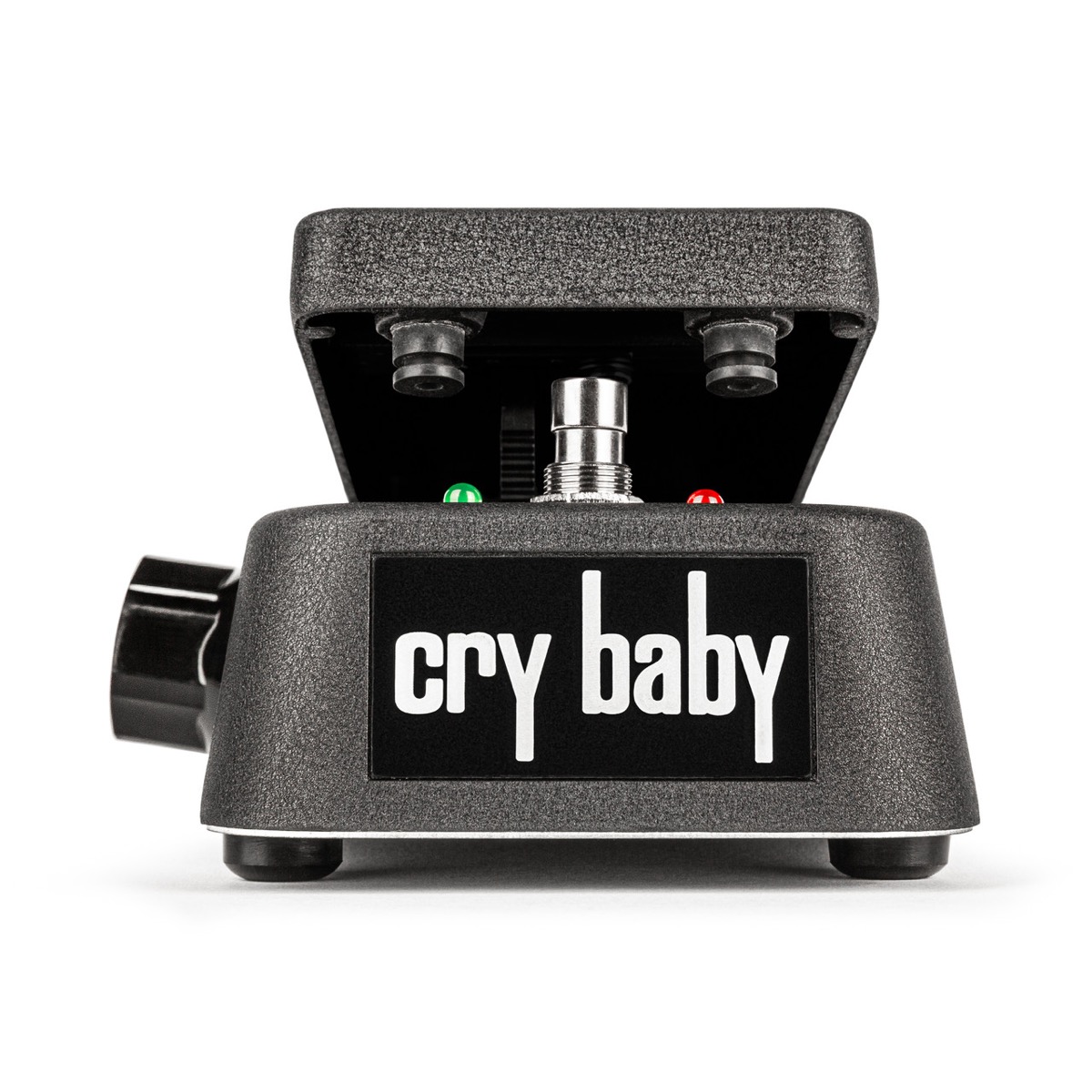 Dunlop Cry Baby BB535 reissue wah, front view, black enclosure