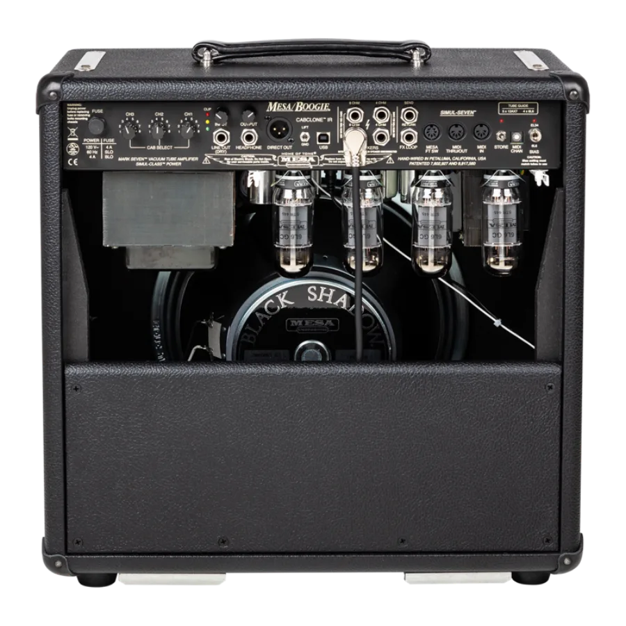 Mesa/Boogie Mark VII 1x12 combo, rear panel