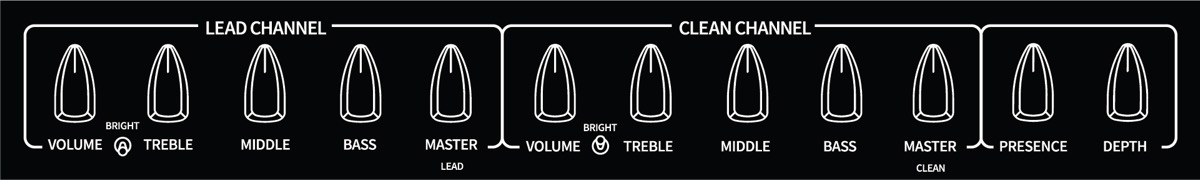 PRS Archon Classic head, front interface detail